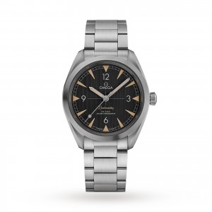 omega railmaster heren zwart 40mm horloge
