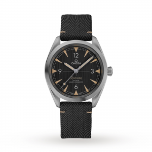omega railmaster heren zwart 40mm horloge