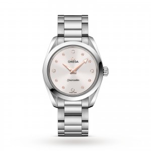 omega seamaster aqua terra dames zilver 28mm horloge