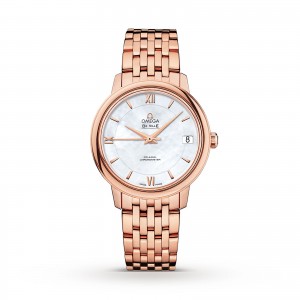 omega de ville dames parelmoer 33mm horloge
