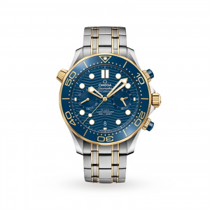 omega seamaster heren blauw 44mm horloge