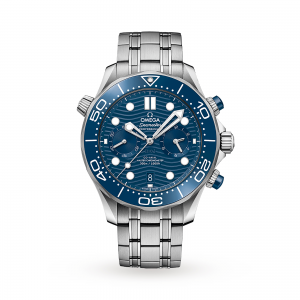 omega seamaster heren blauw 44mm horloge