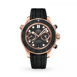 omega seamaster heren zwart 44mm horloge