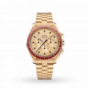 omega speedmaster heren gouden 42mm horloge