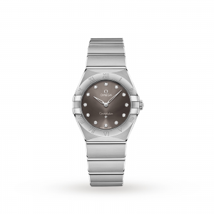 omega constellation dames grijs 28mm horloge