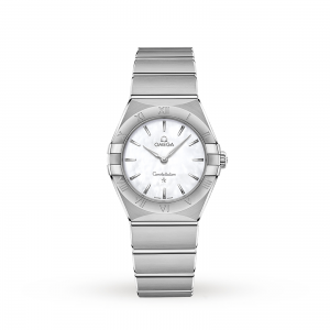 omega constellation dames parelmoer 28mm horloge
