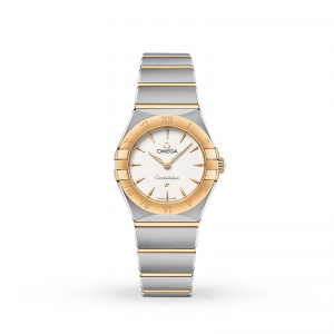 omega constellation dames zilver 25mm horloge