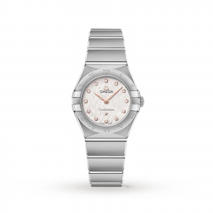 omega constellation dames zilver 25mm horloge