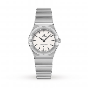 omega constellation dames zilver 25mm horloge