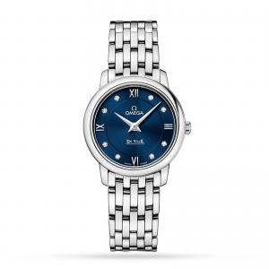 omega constellation dames blauw 27mm horloge