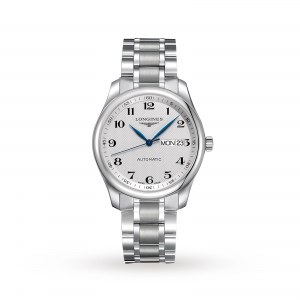 longines master collection heren zilver 39mm horloge