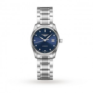 longines master collection dames blauw 29mm horloge