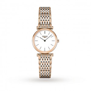 longines la grande classique dames wit 24mm horloge