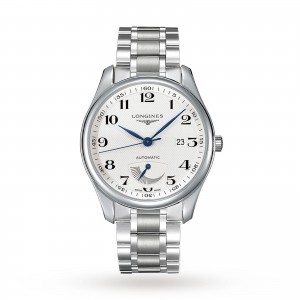 longines master collection heren zilver 40mm horloge