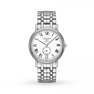 longines presence heren wit 38mm horloge