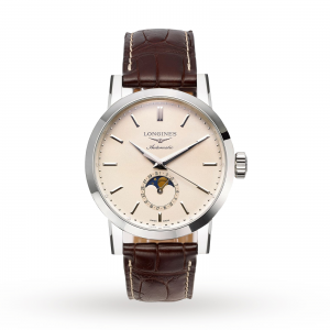 longines 1832 heren zilver 40mm horloge