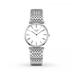 longines la grande classique dames wit 33mm horloge