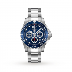 longines hydroconquest heren blauw 43mm horloge
