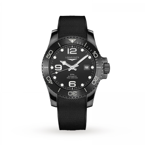 longines hydroconquest heren zwart 43mm horloge