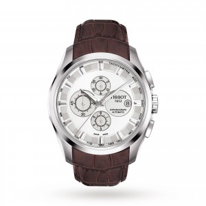 tissot couturier heren zilver 43mm horloge