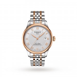 tissot le locle heren zilver 39mm horloge