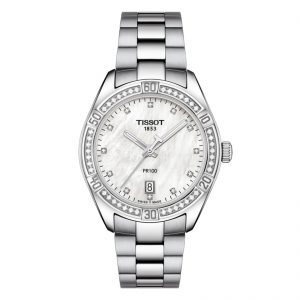 tissot t-classic dames parelmoer 36mm horloge