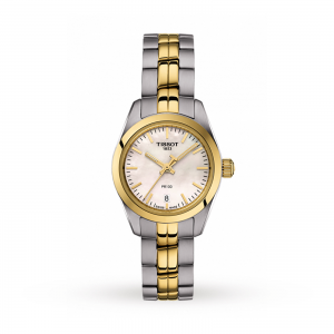 tissot t-classic dames parelmoer 25mm horloge