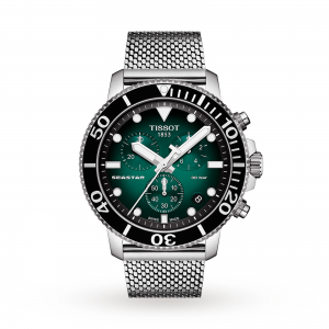 tissot t-sport heren groen 45,5 mm horloge