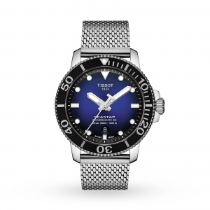 tissot t-sport heren blauw 43mm horloge