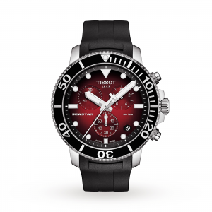 tissot t-sport heren rood 43mm horloge
