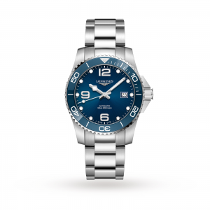 longines hydroconquest heren blauw 41mm horloge