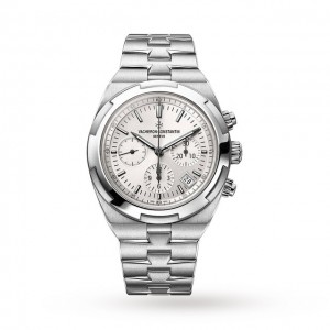 vacheron constantin overzeese heren zilver 42.5mm horloge