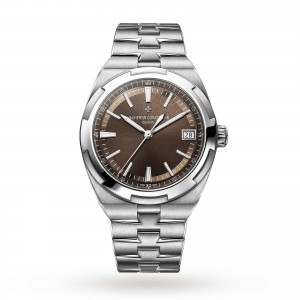 vacheron constantin overzeese bruine heren 41mm horloge