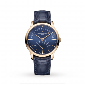 vacheron constantin patrimony heren blauw 42.5mm horloge