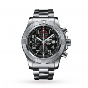 Breitling Avenger Heren zwart 48mm horloge