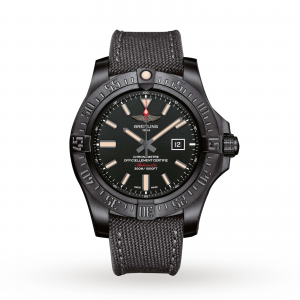 Breitling Avenger Heren zwart 48mm horloge