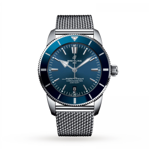 Breitling Superocean Heritage Heren blauw 42mm horloge