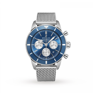 Breitling Superocean Heritage Heren blauw 44mm horloge