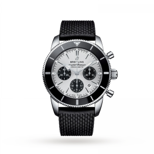 Breitling Superocean Heritage heren zilver 44mm horloge