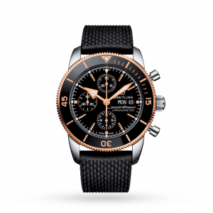 Breitling Superocean Heritage Mens zwart 44mm horloge