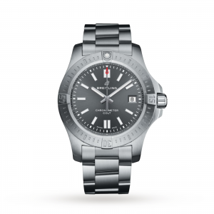 breitling chronomat heren grijs 41mm horloge
