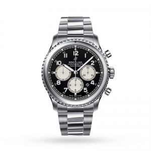 Breitling Aviator 8 heren grijs 43mm horloge