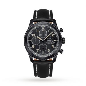 Breitling Aviator 8 heren zwart 43mm horloge