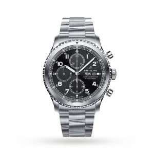 Breitling Aviator 8 heren zwart 43mm horloge