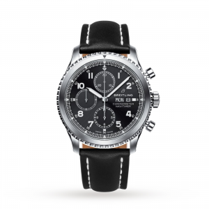 Breitling Aviator 8 heren zwart 43mm horloge