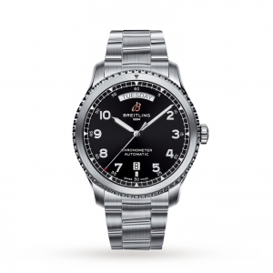Breitling Aviator 8 heren zwart 41mm horloge