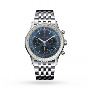 breitling navitimer heren blauw 43mm horloge