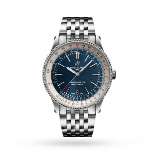 breitling navitimer heren blauw 38mm horloge