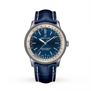 breitling navitimer heren blauw 38mm horloge