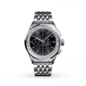 breitling premier heren zwart 42mm horloge